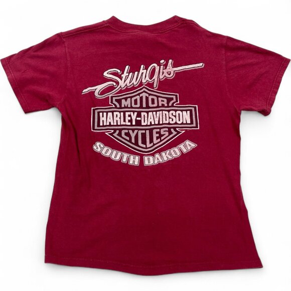 Harley Davidson Vintage 2000 Sturgis 60th Bison Motorcycle Biker T-Shirt Men's S - Picture 3 of 7